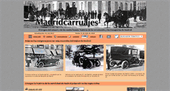 Desktop Screenshot of madridcarruajes.com