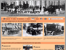 Tablet Screenshot of madridcarruajes.com